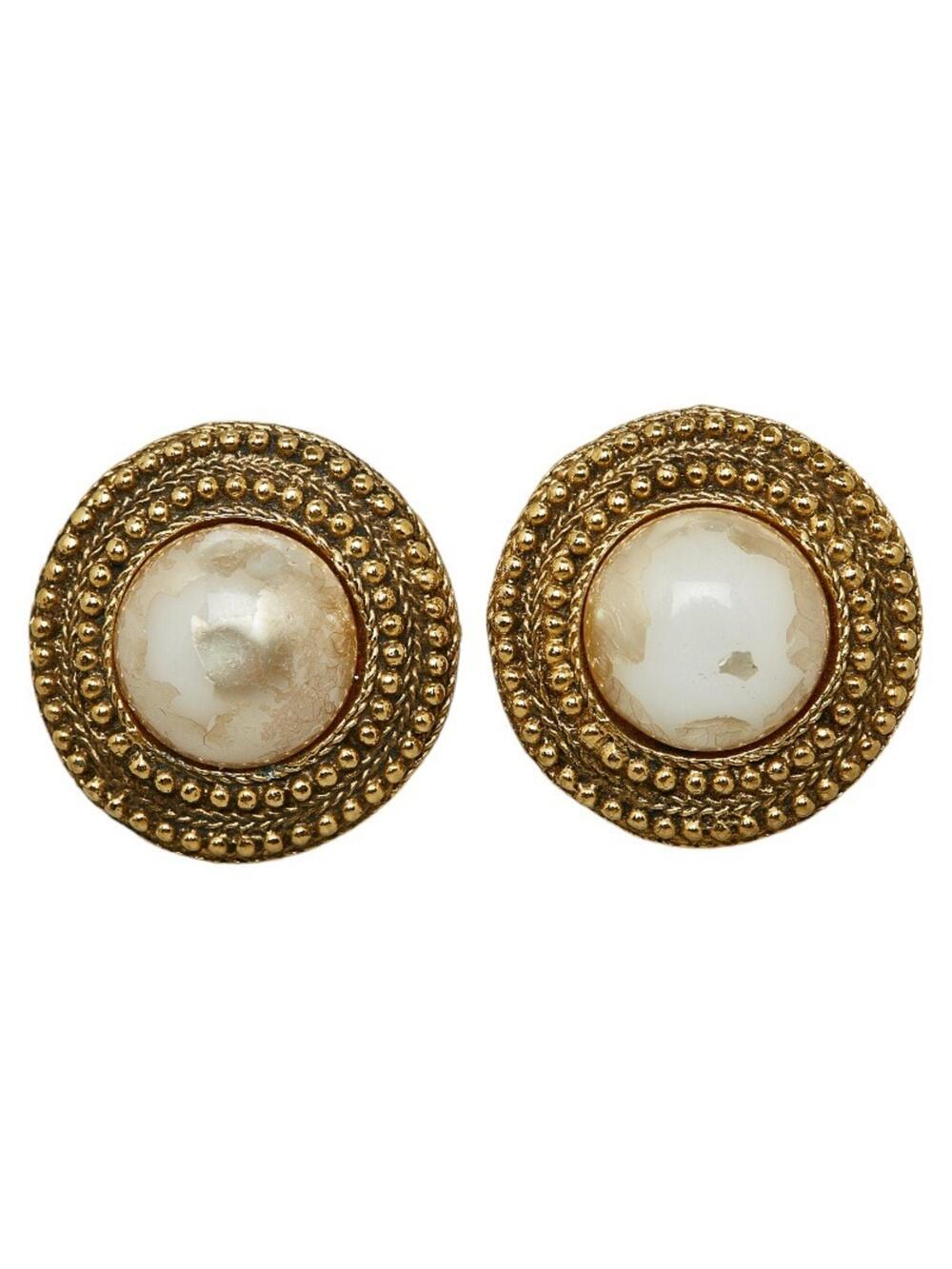 Chanel Clip-On Earrings Pearl #208542C44B